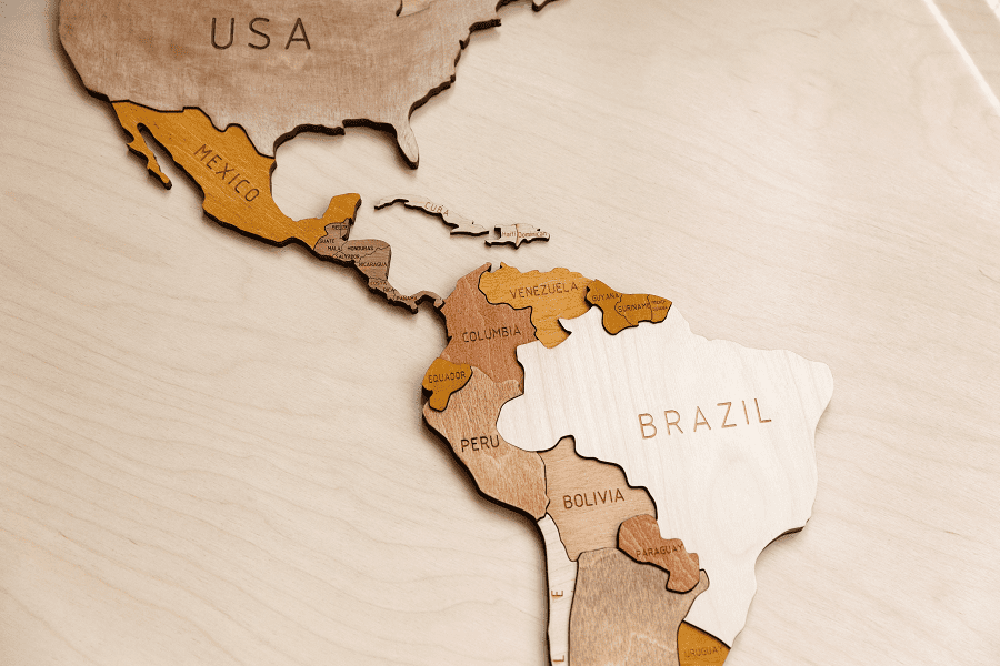 LATAM map