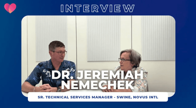 Jeremiah Nemechek being interviewed by Casey Bradley of Animistic