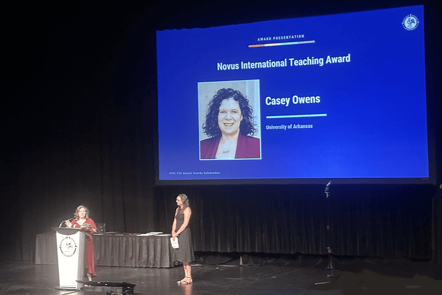 Casey Owens, Ph.D., of the University of Arkansas