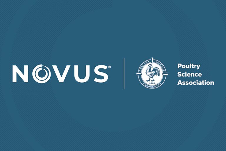 The logos for NOVUS and the Poultry Science Association